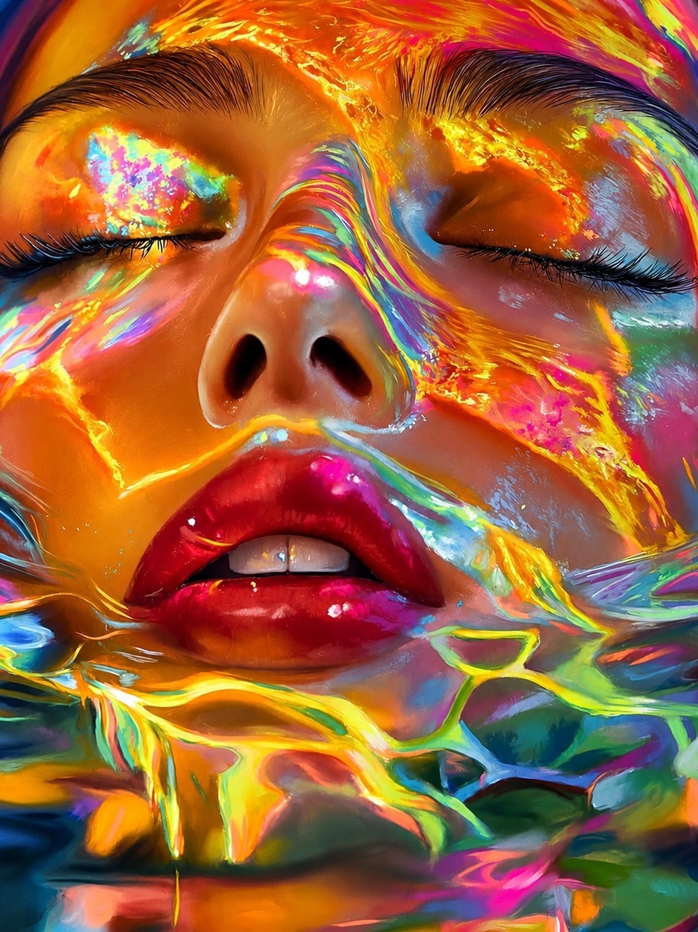 Vibrant Art print